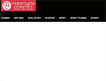 Tablet Screenshot of motorcycleconsignment.com